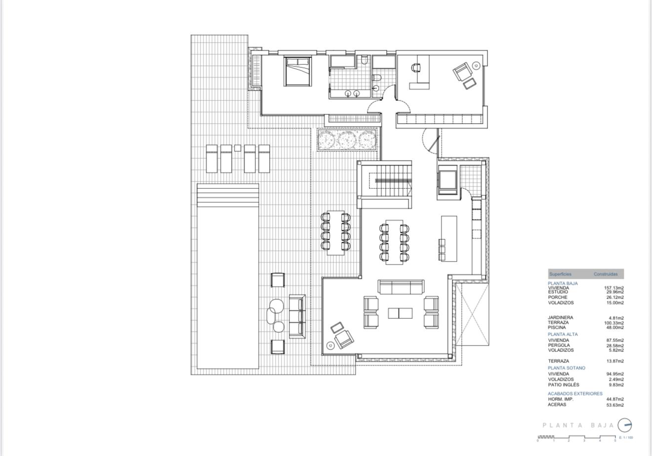Chalet independiente en Moraira - Obra nueva