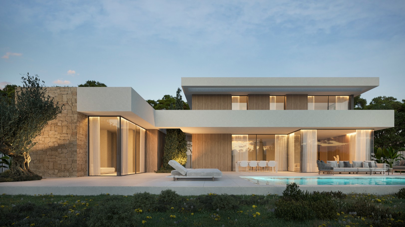 Chalet independiente en Moraira - Obra nueva